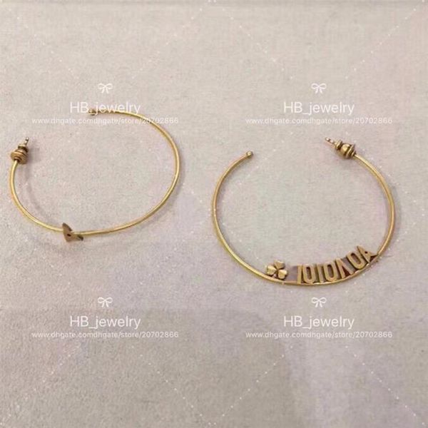 

popular fashion brand high version earrings for lady design women party wedding lovers gift luxury jewelry for bride with box273j, Golden;silver