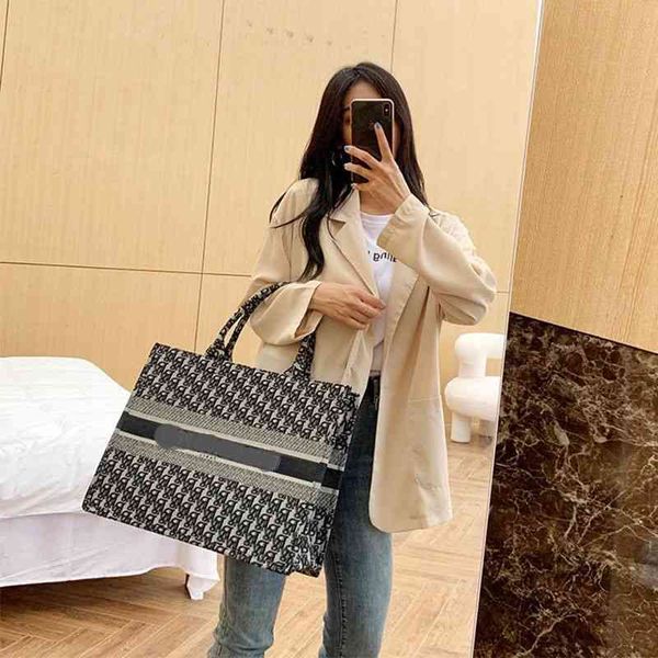 

fashion beach bags for women new h summer big canvas large capacity portable shopping tote designer discount handbags brand sale