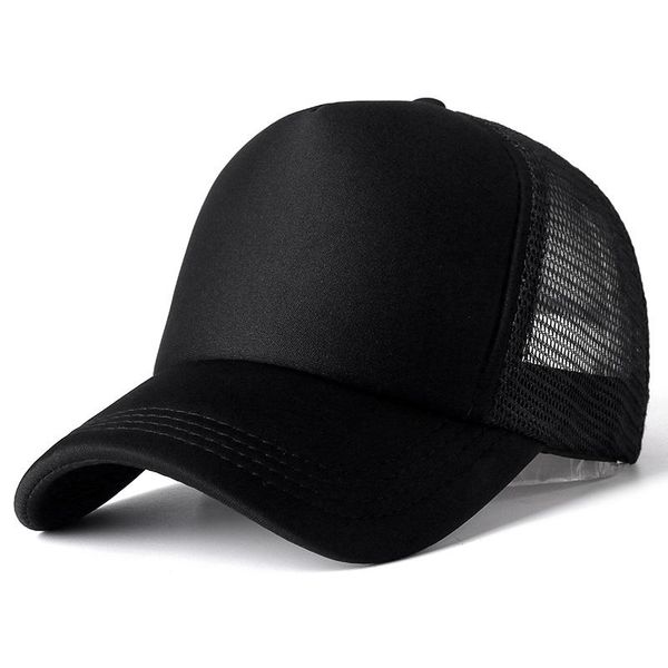 

ball caps 1 pcs cap casual plain mesh baseball adjustable snapback hats for women men hip hop trucker streetwear dad hat, Blue;gray