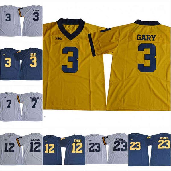 

xflsp 2022 college custom michigan wolverines stitched football jersey 41 nikhai hill-green 1 andrel anthony 13 jake 2 blake 5 mike, Black