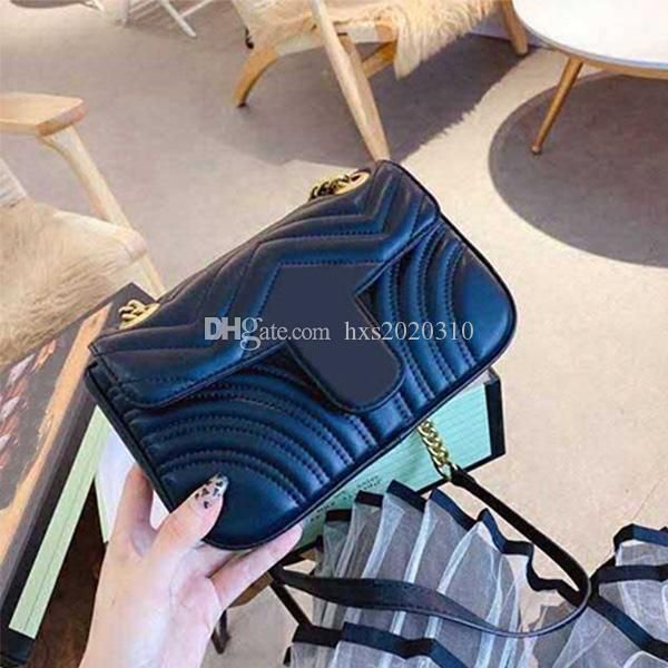 

fashion luxury shoulder bags women handbags brand new designer chain handbag crossbody ladies high-quality sheepskin gc201656778, Red;black