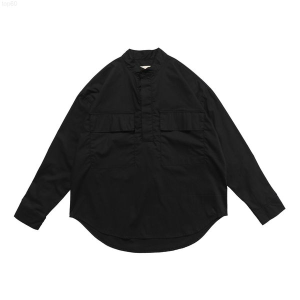 

men's casual shirts designer fashion brand long sleeve shirt high street fashion casual men's and women's shirt 08mk, White;black