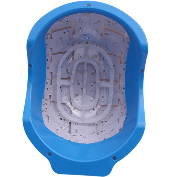 

home use hair regrowth laser cap system helmet for hair growth transplant treatment only diode bulb, Black