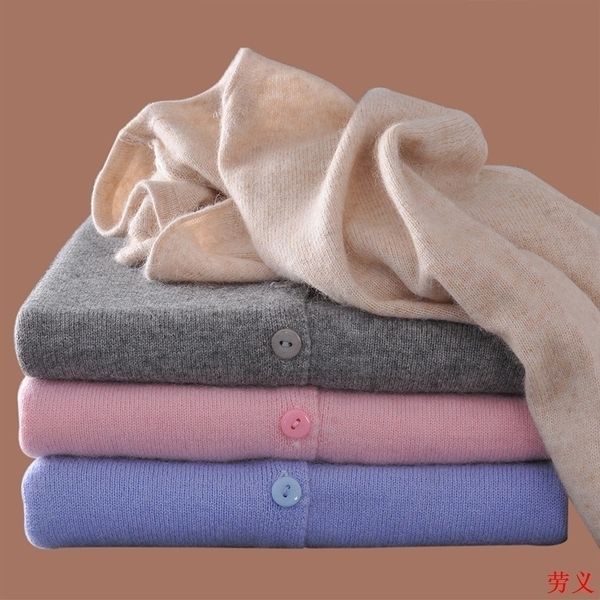 

cashmere sweater women knitted crochet coat female jumper pull femme hiver jersey casual streetwear single breasted cardigans y200106, White;black