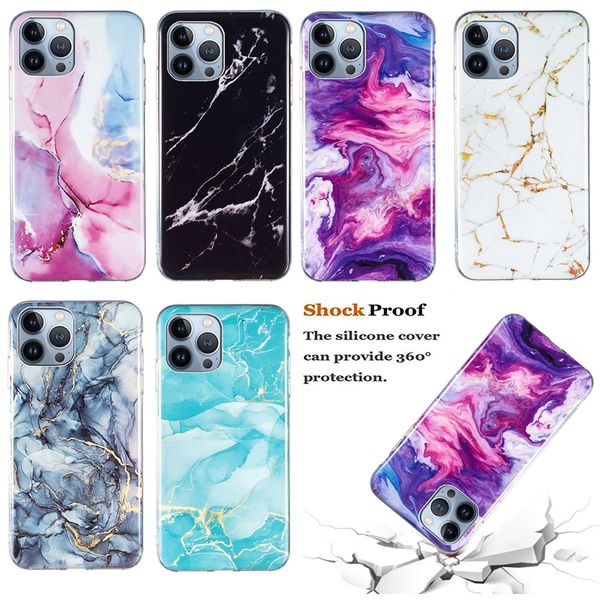 

fashion marble imd cases shockproof phone case for iphone 13 pro max 12 mini 11 x xs xr 8 7 plus phone13 natural granite stone rock soft tpu