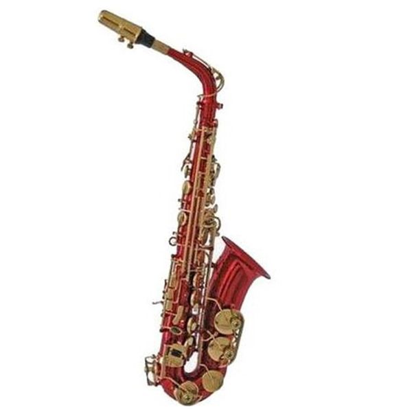 

high grade red body gold lacquer keys alto saxophone