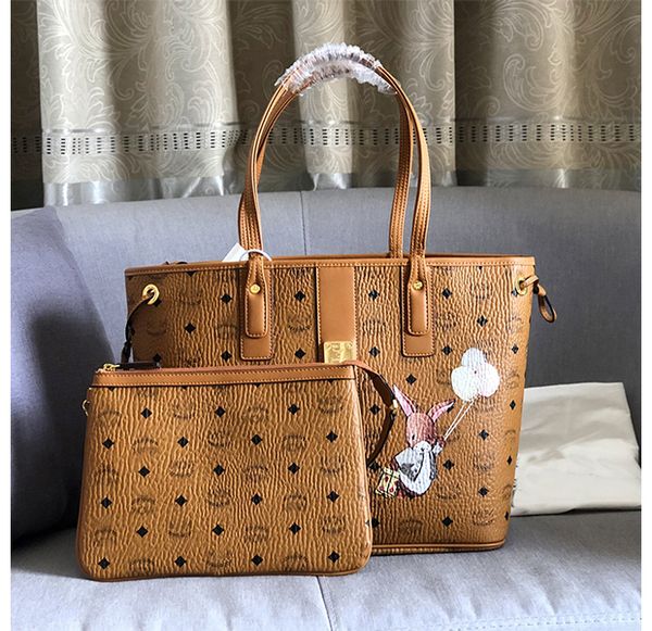 

liz seris handbag lightweight spacious totes design reversible graphic print lining lady shoulder bags 6018 size 36cm