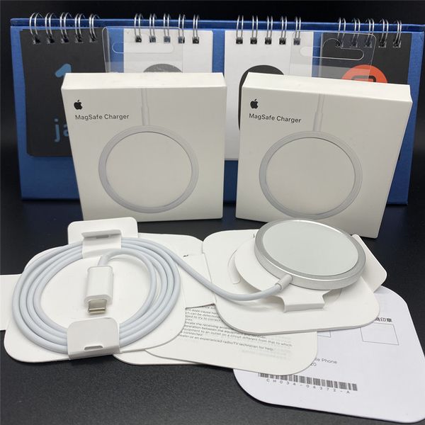 

for iphone 12 13 pro 15w magnet magsafe charger charging pad mag safe magnetic wireless charger max retail packaging