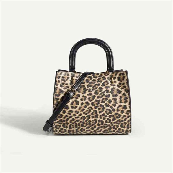 

bag new women's bag leopard tote large capacity hand versatile one shoulder messenger s