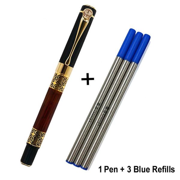 

metal gel pen gift pen luxury l business writing ballpoint pen office school stationery supply, Blue;orange
