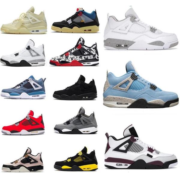 

r boots jumpman 4 men shoes women sail fire red 4s travis bred university blue black cat psgs court purple mens traine266s