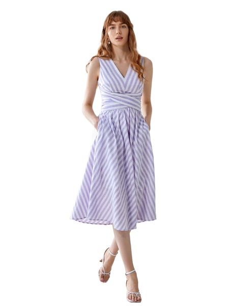 

motf premium 100% cotton flowy dress u23u#, Black;gray