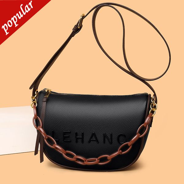 

2022 simple able shoulder soft leather small bag new women's fashion handbags