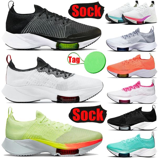 

with sock tag zoom tempo next% fly knit running shoes pegasus for mens womens zoomx type pure platinum barely volt oreo men trainers sports