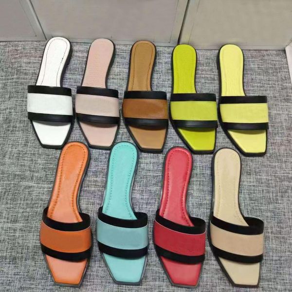 

summer slippers clogs women leather flats causal flat loafers beach outdoor cool slippers fashion 35-42, Black