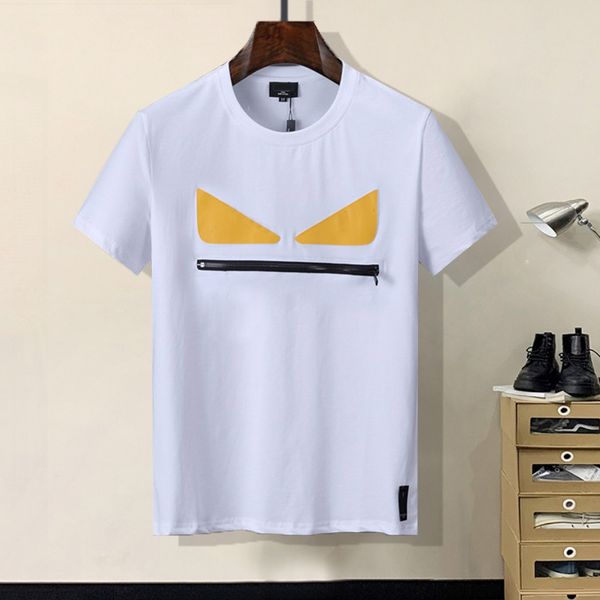 

summer classic t-shirt men t shirt pullover fashion printed short sleeve shirts association tee wholesale clothing, White;black