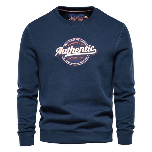 

aiopeson plus velvet printed sweatshirts men streetwear solid color pullovers s hoodies autumn winter sweatshirt for 220326, Black