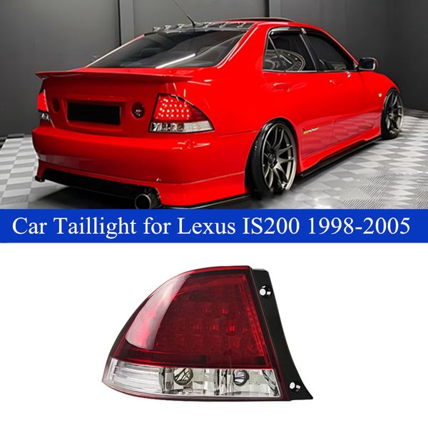 Carro Turn Dynamic Turn Signal Light para Lexus IS200 LED LIME DE TRABALHA DE LED 1998-2005 IS300 traseiro em execução Freio reverso Luzes de acessórios automáticos Lâmpada