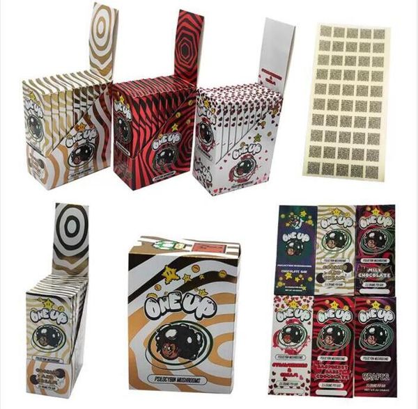 

one up chocolate mold mould compitable with chocolate packing boxes mushroom bar 3.5g 3.5 grams oneup packaging pack package box