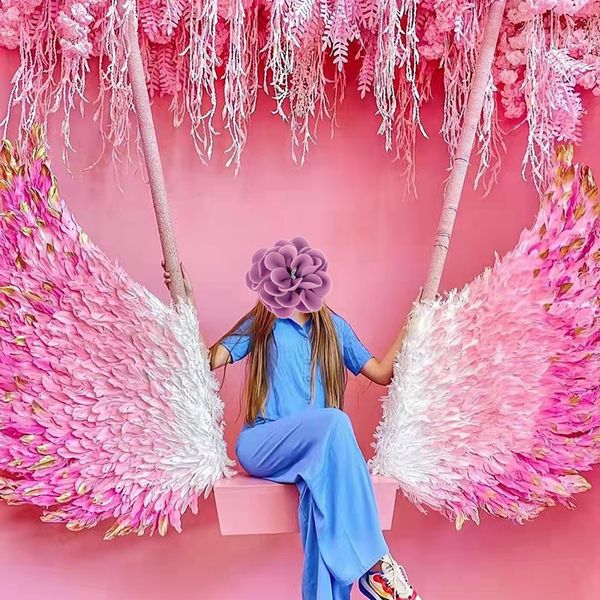 

other event & party supplies customized creative swings decorations large pink angel wings cute pography shooting props contact us to custom