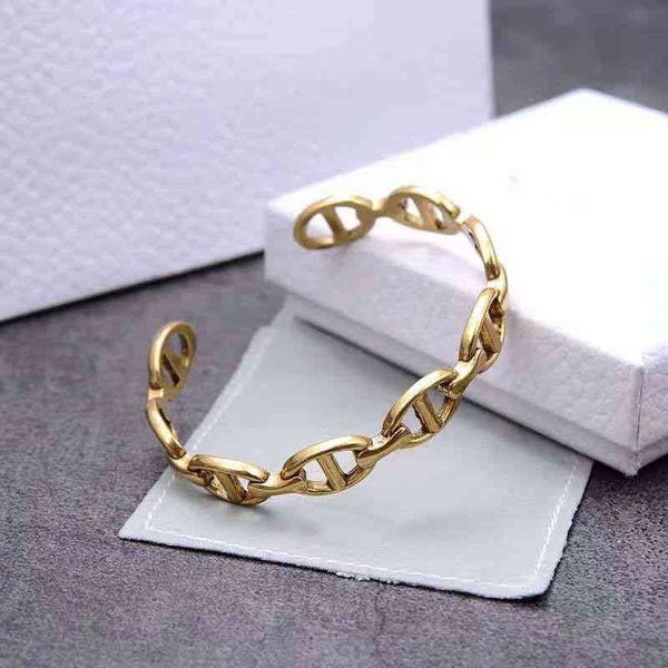 

2022 factory wholesale new dijia new bracelet women's net red high version ring women, Black