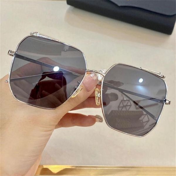 

0812 new fashion sunglasses with uv 400 protection for men vintage metal square frame popular come with case classic s182k, White;black