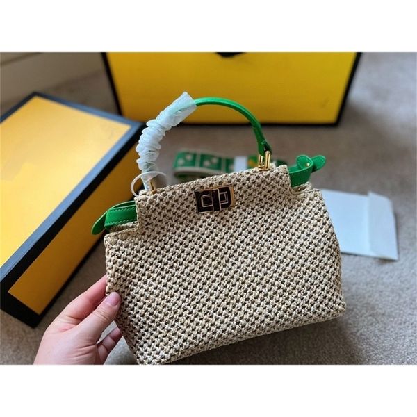 

purse new double medieval armpit pull-down filipino grass woven staff bag sling single shoulder messenger tot mini bucket bag