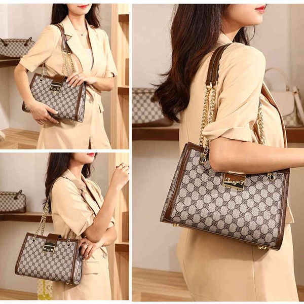 

65% outlet online sales women's leather shoulder autumn winter capacity handbag versatile tote bag