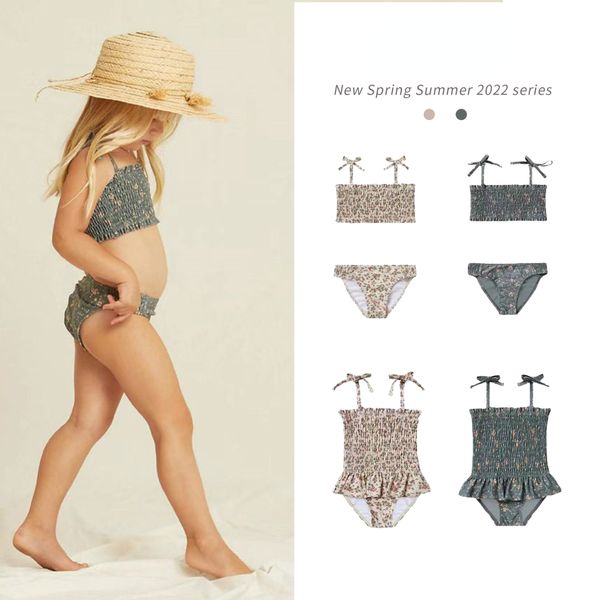 

one-pieces swim wear baby girl floral strap swimsuit swimwear swimming suit children little girls summer holiday beach wear, Black
