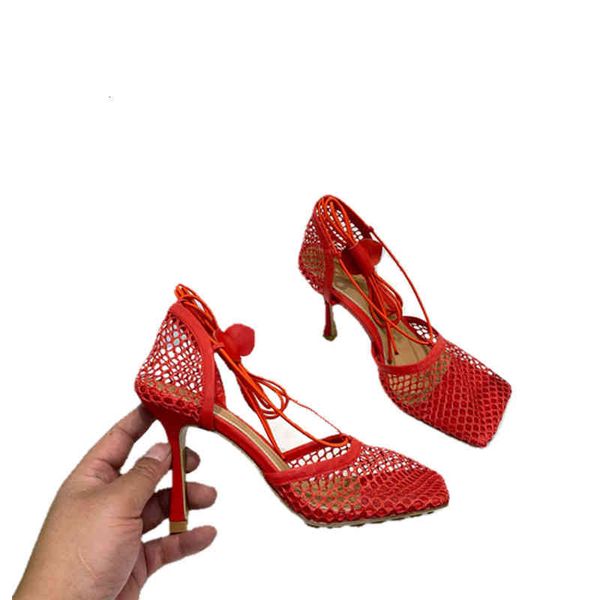 

dress shoes women fashion shoes party lady square toe high heel spring summer brand mesh designer woman sandals 40, Black