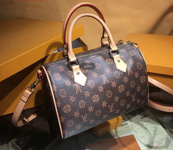 

Classic Traveler Fashion Bags 30CM Fashion Women ShoulderBag Mono Pillow Totes Handbags Crossbody Coin Purse, Brown plaid