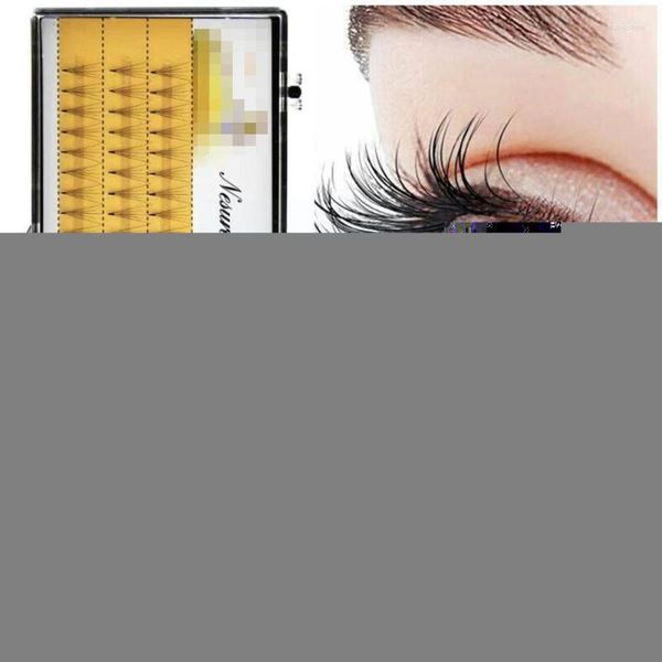 Falsche Wimpern 0,07 gepfropft gepflanzt 3p20 mittlere Reihen 3 Kleber von Z6z1False Harv22