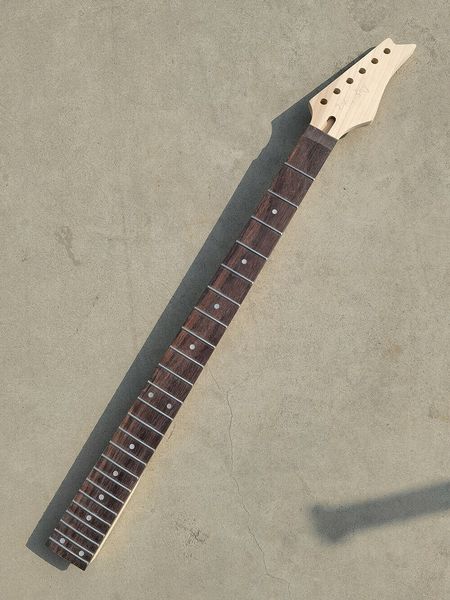 

24fret 30inch maple guitar neck rosewood fretboard locking nut bolt on heel #y