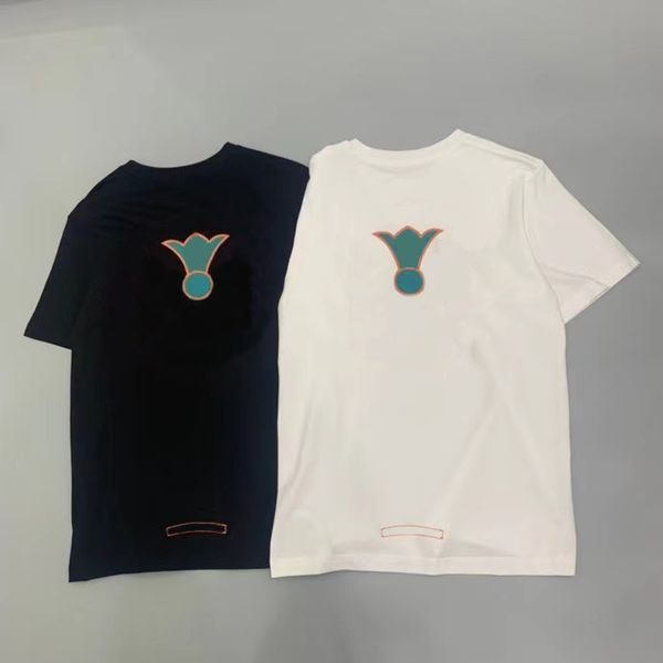 

summer classic ch short sleeves t shirt casual letter pattern printed multi color men woman fashion tees 4 styles size s-xxl, White;black