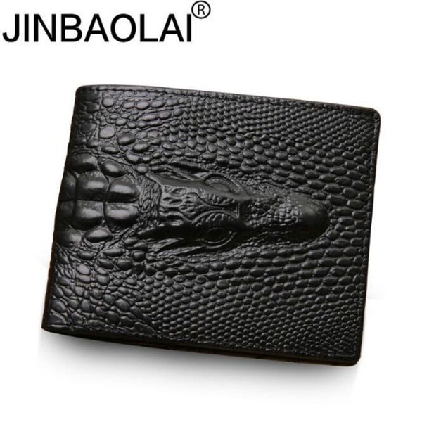 

2022 crocodile skin wallet men genuine leather small zipper short men wallets credit card holders coin pocket purse alligator, Red;black