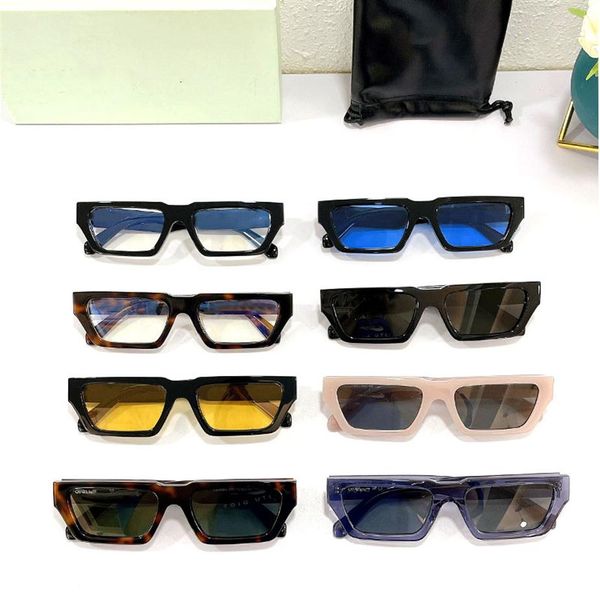 

designer off sunglasses new fashion trend men and women manchester star net red same sunglassess white oer1002258i, White;black