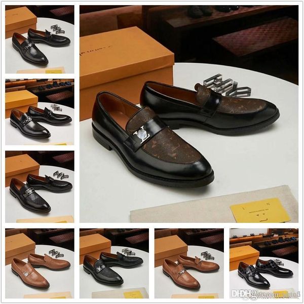 

33 luxury brand men's shoes blue black crocodile print formal man designer dress shoe office wedding real leather oxford shoe for men 3