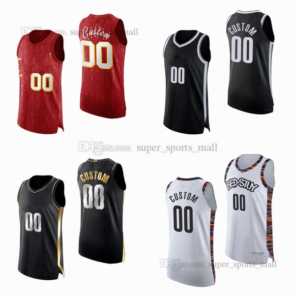 

custom authentic player version stitched basketball jerseys kevin irving ben 10 simmons joe harris 00 royce seth curry cameron 24 thomas day, Black;red