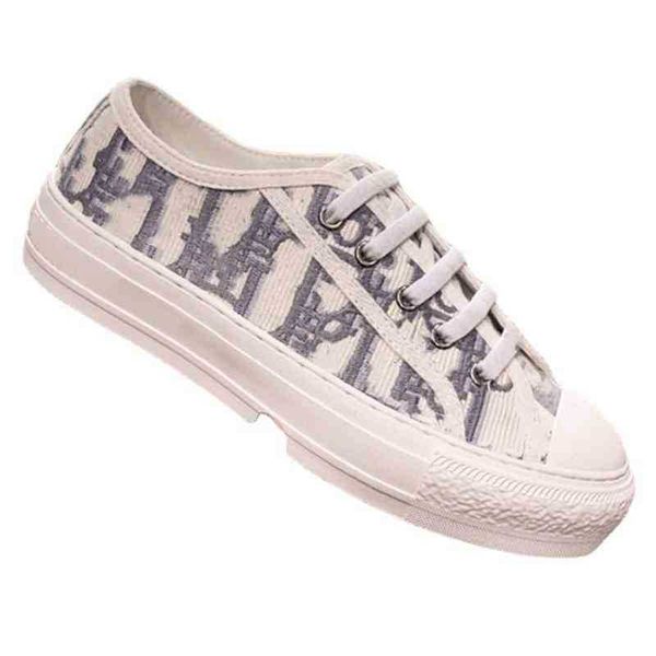 

designer men women rubber d's new 2021 autumn grey white casual letter embroidery old canvas lace up women's sports shoes