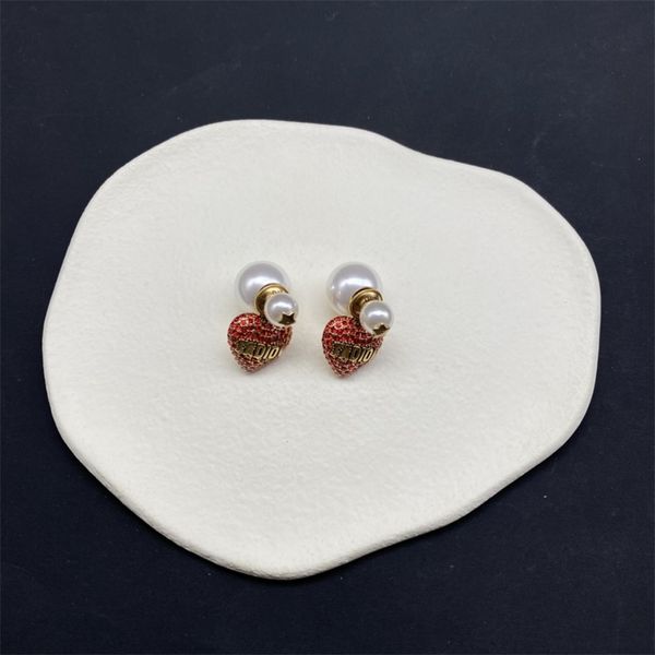 

20% off 2022 jewelry new old small wind women's fashion letters advanced sense pearl temperament elegant earrings, Golden