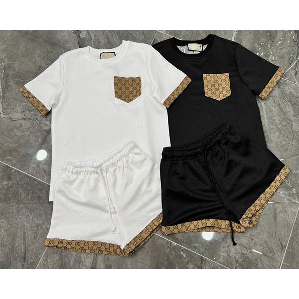 

womens designer 2022 suit dresses fashion t-shirts women two piece set stylist jacket short tees casual summer set size s-l, White