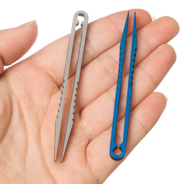 

titanium tweezer clamp pick up clip precise grip fish bone grab splinter hair removal eyelash remover eyebrow plier makeup tool, Black