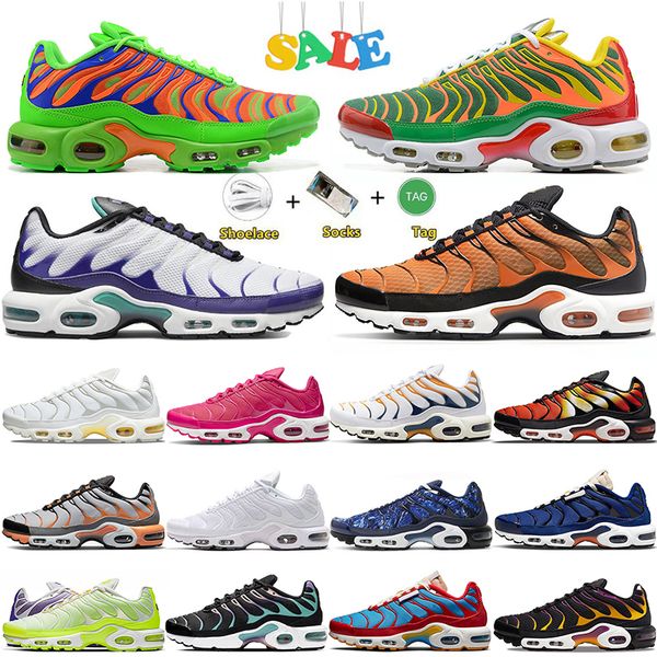 

2022 new tn plus mens vapourmax trainers running shoes terrascape off grape white bone celery black viotech gold hyper jade royal women snea