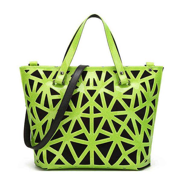 

geometric rhombic bag women's hollow out geometric shoulder bag fashion versatile messenger bag versatile handbag 220516