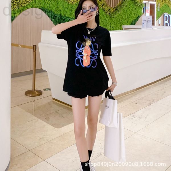 

women's t-shirt designer in spring and summer of , luo's qianyuchihiro co bred versatile short sleeved is fresh sweet for men wome, White