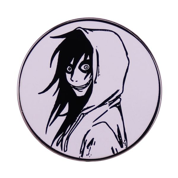 

killer jeff brooch halloween horror movie killer brooch enamel pins, Blue