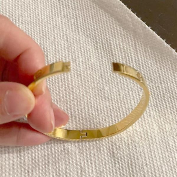

screw love bracelet women stainless steel gold bangle can be opened couple simple jewelry gifts for woman accessories whole ch300c, Black