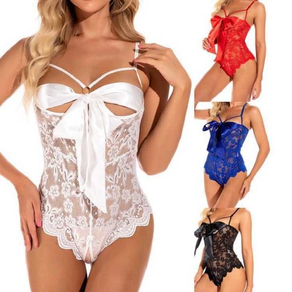 

moon night lingerie lace temptation open crotch jumpsuit oversized, Black;white