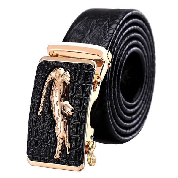 

men belts famous designer genuine leather crocodile belt2802, Black;brown