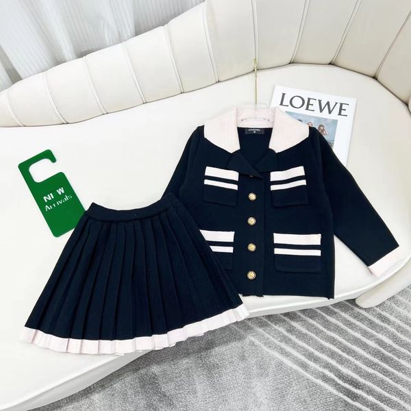 

autumn baby girls korea style clothing sets for coat and pants fashion kid girl blue color toddler clothe boutique set 90-140cm wholesale 20, White